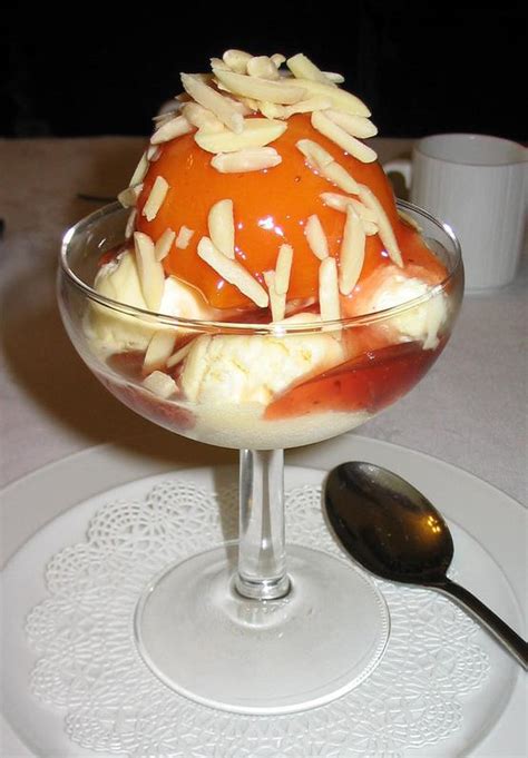 Melba melba - A classic peach Melba is a dessert of poached peach halves and raspberry sauce with vanilla ice cream, invented by the French chef Auguste Escoffier, and named after the Australian soprano Nellie...